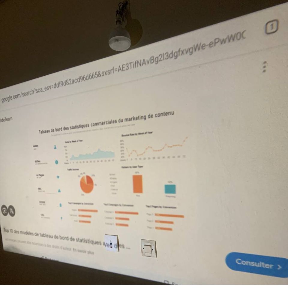 HY320 Smart Projector – Modèle Android, WiFi intégré avec haut-parleur