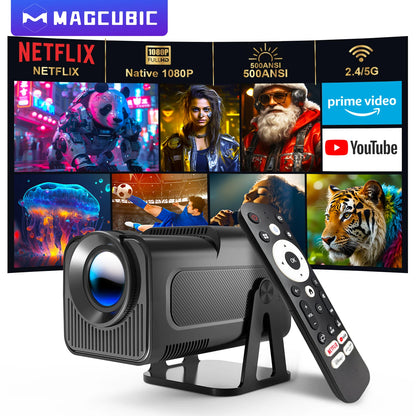 HY320 Smart Projector – Modèle Android, WiFi intégré avec haut-parleur